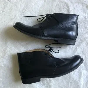 Frye | Shoes | Frye Phillip Chukka Mens Black Leather 9  display picture 1